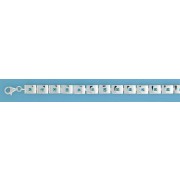 SPC SQ.BLUE STONE CUSHION LINKS BRAC   =