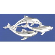 SPC 3 DOLPHIN BROOCH                   =