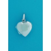 SPC 15mm PLAIN HEART LOCKET