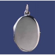 SPC 23x17 PLAIN FLAT OVAL LOCKET