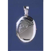 SPC 1/2 ENG FLAT OVAL LOCKET