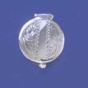 SPC 18mm ROUND PART ENGRAVED PILL BOX