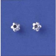 SPC ASST.CRYSTAL SET 6mm FLOWER STUDS  =