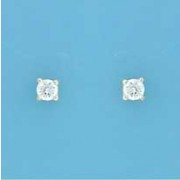 SPC 4mm CLAW SET ROUND CZ STUD         =