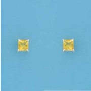 SPC 4mm CLAW SET SQUARE STUD-YELLOW    =
