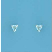 SPC 4mm CLAW SET HEART STUD-BLUE       =