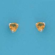 SPC 6mm CLAW SET HEART STUD-YELLOW     =