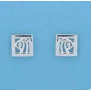 SPC 12mm SQUARE RM STYLE ROSE STUDS    =
