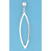 SPC 40mm WARPED MARQUISE SHAPE DROPS   =