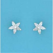 SPC 9mm MARQUIS CZ FLOWER STUDS        =