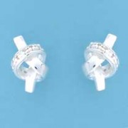 SPC CZ SET KNOT STUDS                  =