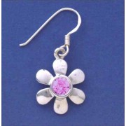 SPC 16MM DAISY DROPS WITH AMETHYST     =