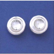 SPC 6mm CRYSTAL PLAIN RIM STUD