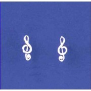 SPC TINY TREBLE CLEF STUDS             =