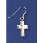 SPC 19x13mm CROSS DROP EARRINGS        =