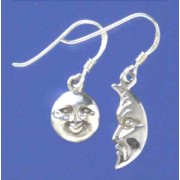 SPC SUN & MOON DROP EARRINGS           -