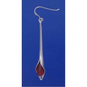 SPC RED STONE DROP EARRINGS            =