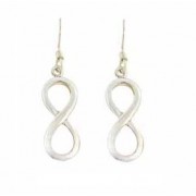 SPC PLAIN FIGURE EIGHT DROP EARINGS