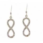 SPC FANCY FIGURE EIGHT/CZ DROP EARINGS