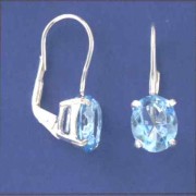 SPC 10x8mm BLUE STONE SAFETY WIRE DROPS=