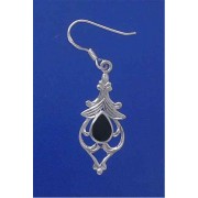 SPC ONYX STONE DROP EARRING            =