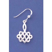 SPC CAST CELTIC KNOT DROP EARRINGS     =