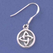 SPC 12mm ROUND OXIDISED CELTIC DES.DROP=