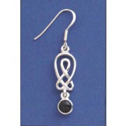 SPC 15mm CUTOUT CELTIC DROP WITH ONYX  =