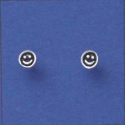 SPC TINY SMILEY FACE STUDS             =