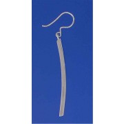SPC 45x3x3mm BENT BAR DROP EARRINGS    =