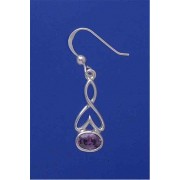 SPC HORIZONTAL PURPLE CZ CELTIC DROPS