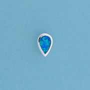 SPC TEARDROP SYN.OPAL STUDS            =