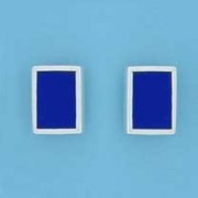 SPC 10x7mm RECT.LAPIS STUDS            =
