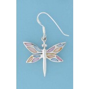 SPC INLAID M.O.P DRAGONFLY EARRINGS    =
