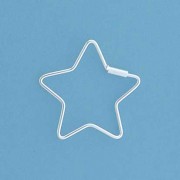 SPC 20mm 5 POINTED STAR HOOPS          =