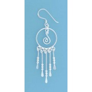 SPC FANCY CIRCLE/PADDLES+BEADS EARRING