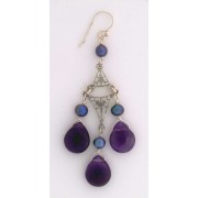 SPC TEARDROP AMETHYST/IMM.PEARL DROPS  =