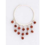 SPC 34mm HOOP/HANGING GOLDSTONE BEADS