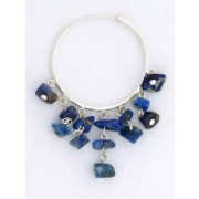 SPC 34mm HOOP/HANGING LAPIS CHIPS