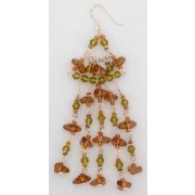 SPC BROWN/GREEN CRYST CHANDELIER DROPS =