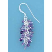 SPC AMETHYST BEADS CLUSTER DROPS       =