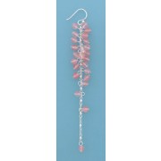 SPC CHERRY QUARTZ BEADS 3.5"CHAIN DROPS=