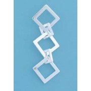 SPC LASER CUT LINKED SQUARE STUDS