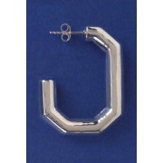 SPC HEXAGONAL STUD HOOPS               =