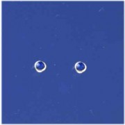 SPC 3mm LAPIS TINY STUDS-SOLD 3prs     =