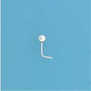 SPC 3MM BEAD BENT WIRE NOSE STUD