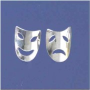 SPC THEATRE MASKS STUD EARRING         =