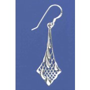 SPC MELTING LATTICE DROP EARRINGS      =