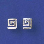 SPC 8mm SQUARE SPIRAL STUDS            =