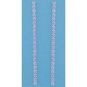SPC 70mm TENNIS STYLE PINK CRYSTAL DROPS